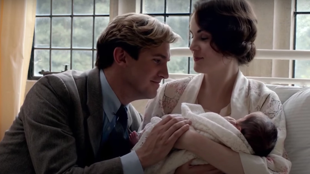 Matthew and Mary in Downton Abbey