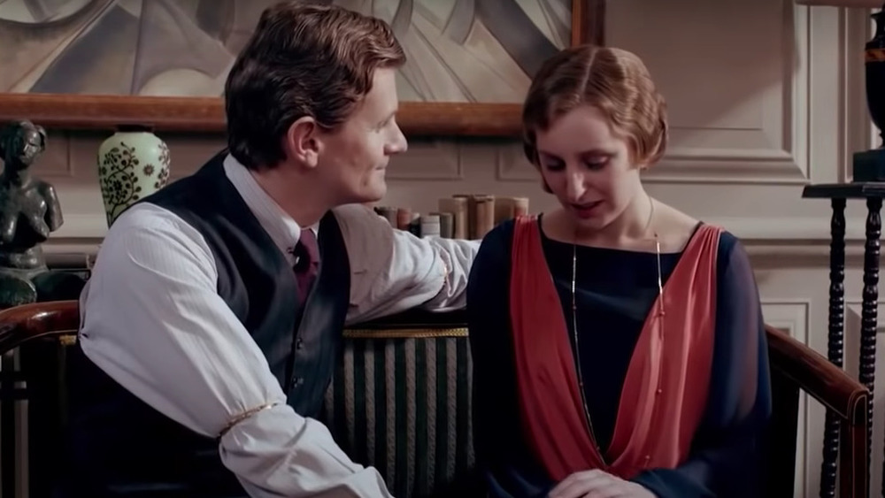 Michael Gregson and Edith in Downton Abbey