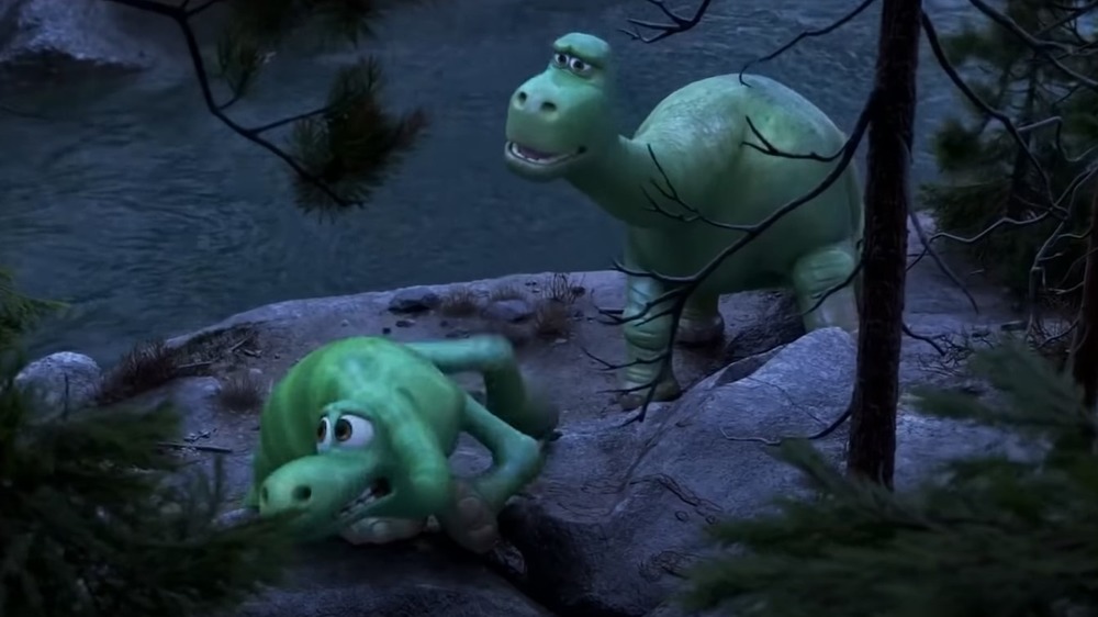 Arlo and Henry in The Good Dinosaur