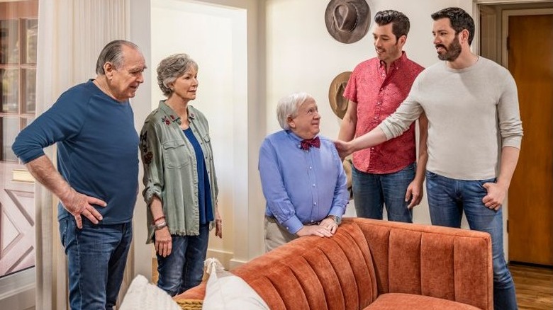 Newell and Rosemary Alexander, Leslie Jordan, Jonathan and Drew Scott on 'Celebrity IOU' reveal