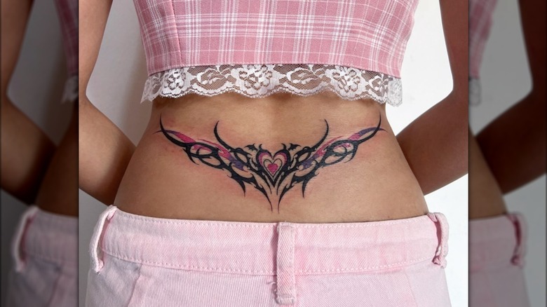 Sun Tattoo On Lower Back - Tattoos Designs