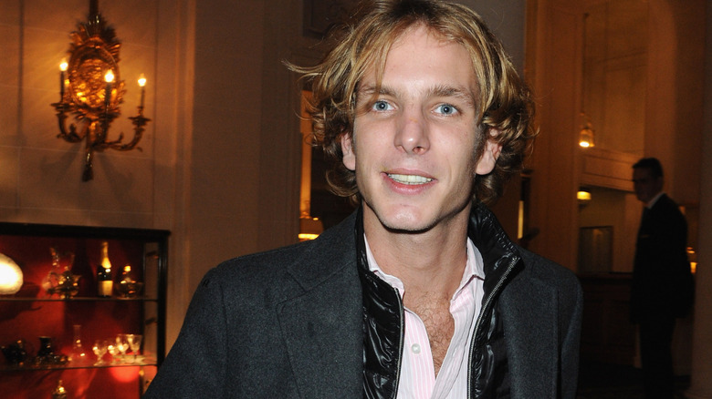 Andrea Casiraghi in Paris hotel 2009