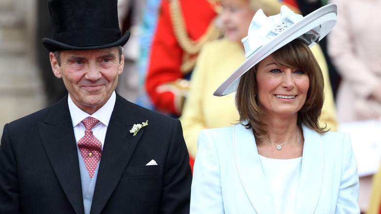 Carole and Michael Middleton at Princess Catherine's wedding