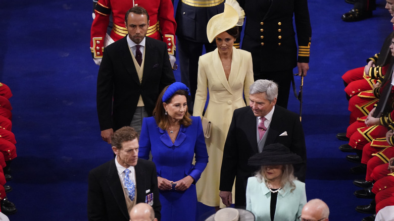 Carole and Michael Middleton at coronation