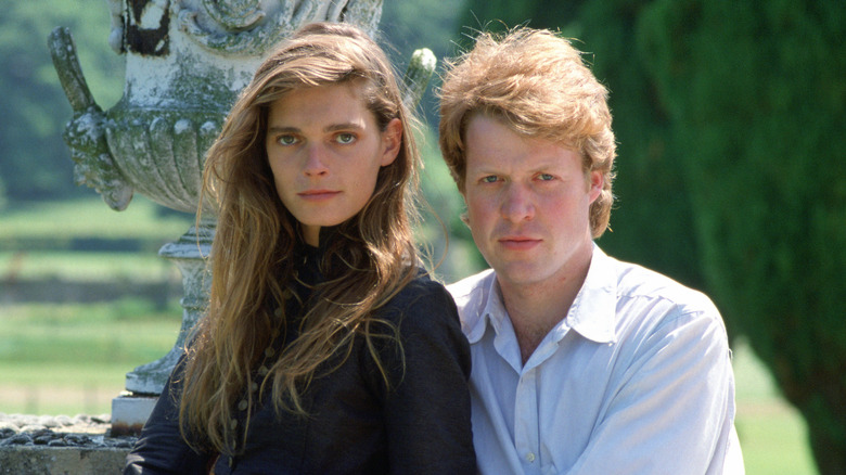 Victoria Aitken with Charles Spencer in the 1980s