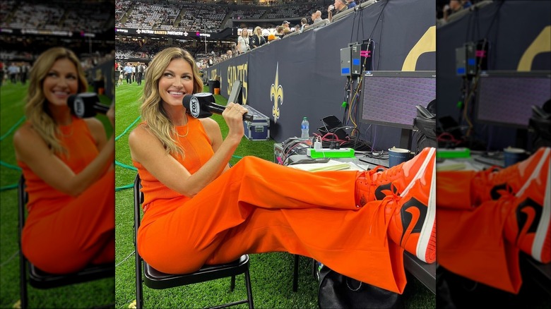 Erin Andrews wearing The Attico