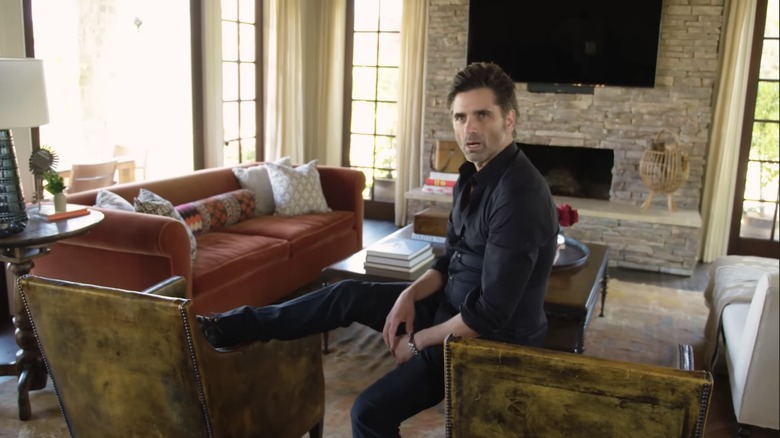 John Stamos in his home