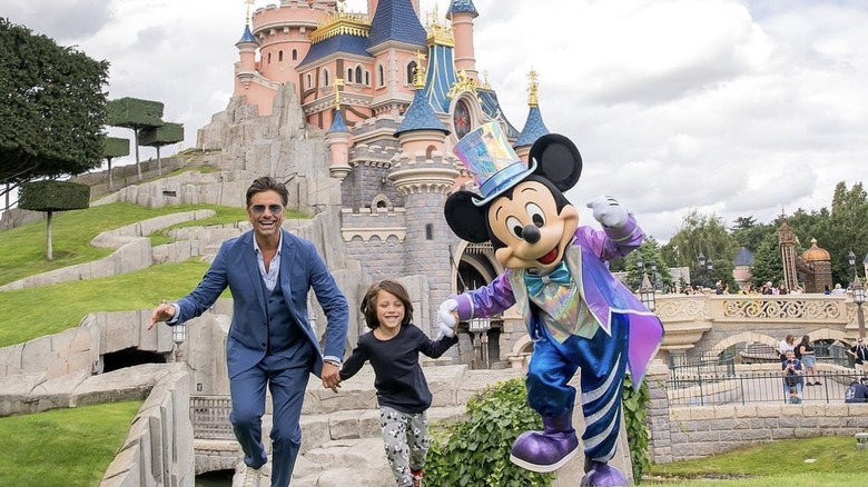 John Stamos and Billy Stamos at Disney Paris 