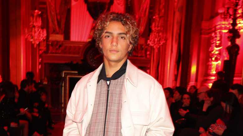 Levi McConaughey at a fashion show