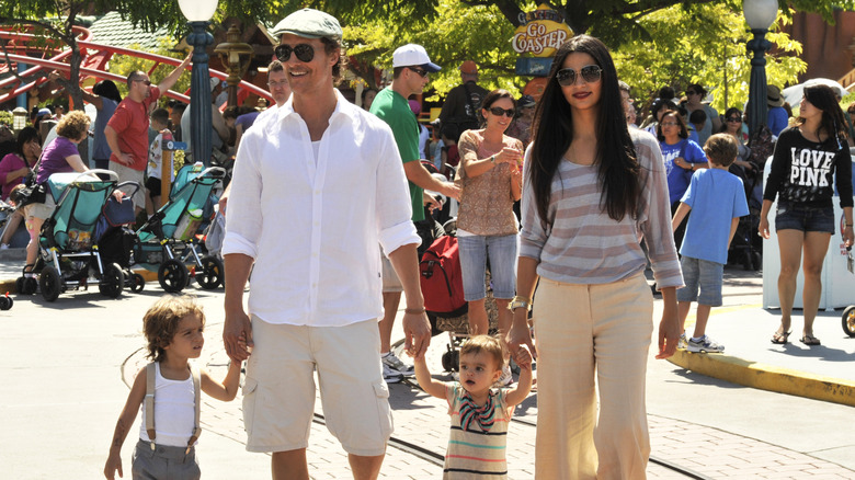 Matthew McConaughey and family