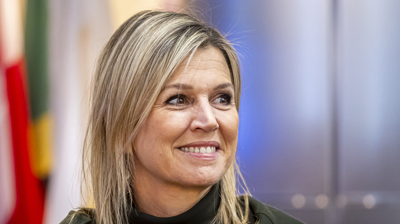 Queen Máxima smiling at an event