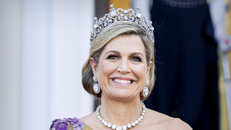 Queen Máxima smiling at an event