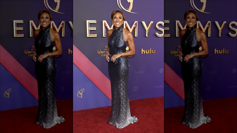 Roberts on the red carpet at the Emmys