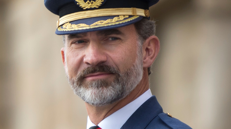 King Felipe in uniform