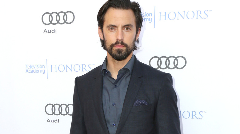 Milo Ventimiglia on red carpet