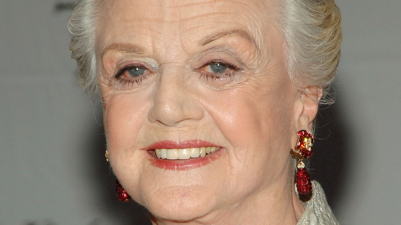 Angela Lansbury smiling at an event