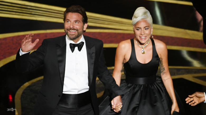 Lady Gaga and Bradley Cooper at Oscars