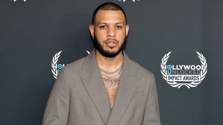 Sarunas Jackson posing at an event