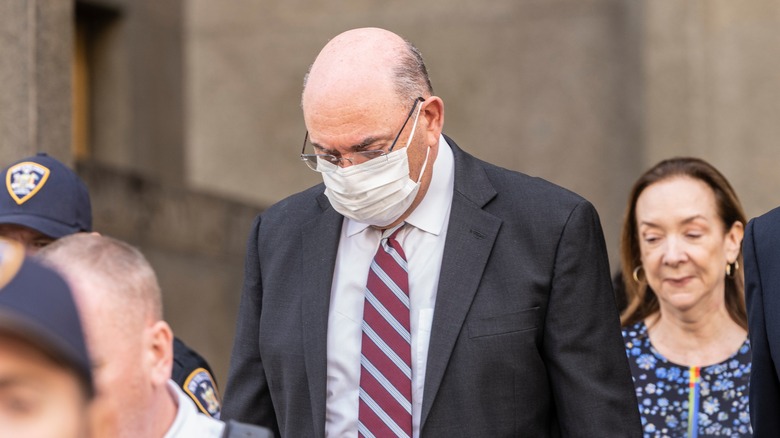 Former Trump CFO Allen Weisselberg in mask