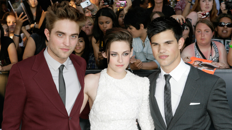 Robert Pattinson, Kristen Stewart, and Taylor Lautner