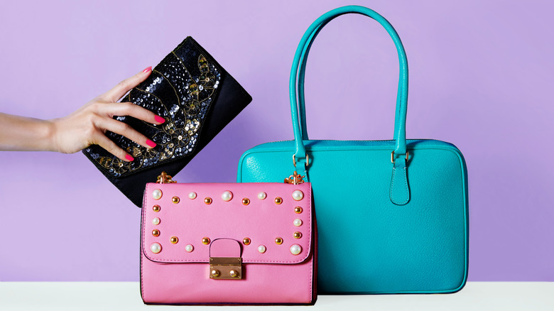 Classy Hand Bag With A Sleek Finished Look High-Res Stock Photo - Getty  Images