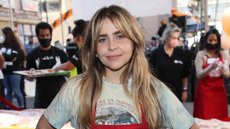 Mae Whitman at LA mission