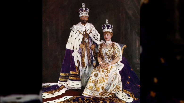 King George V and the Queen Mother