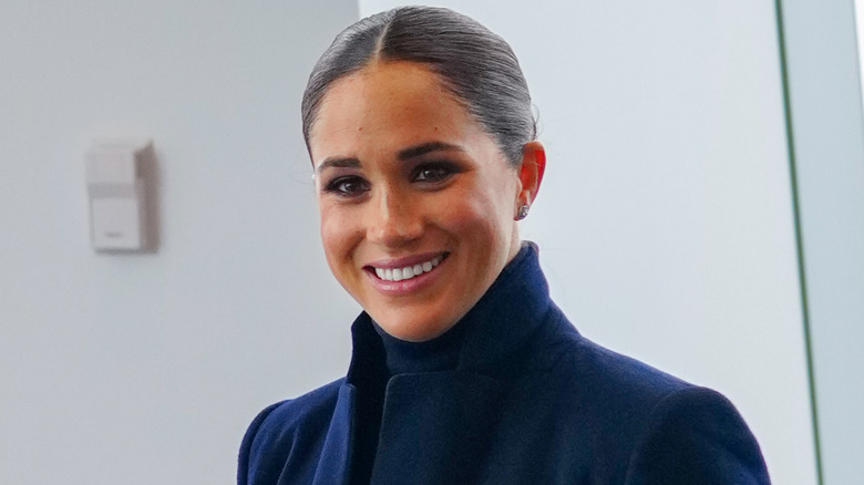 Meghan Markle closeup smiling