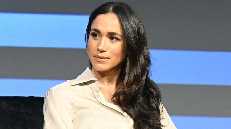 Meghan Markle on a panel