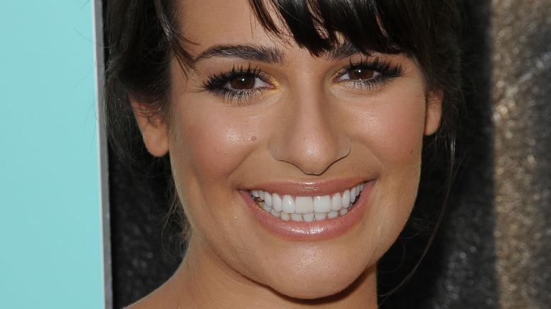 Lea Michele close-up