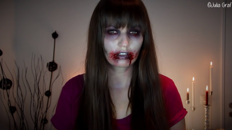 Julia Graf zombie makeup