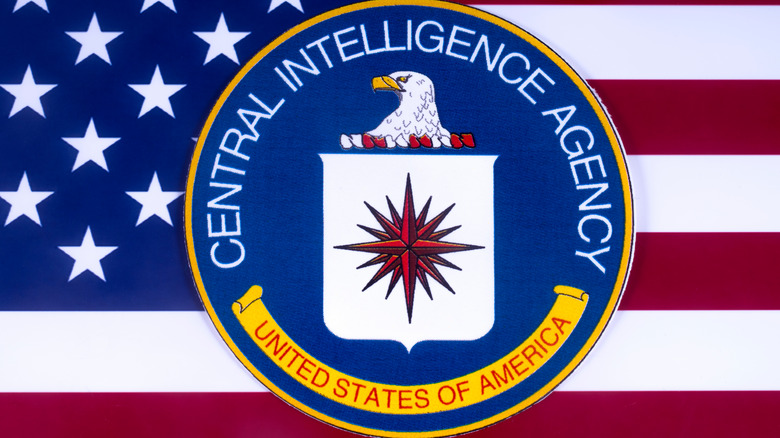 CIA symbol on American flag
