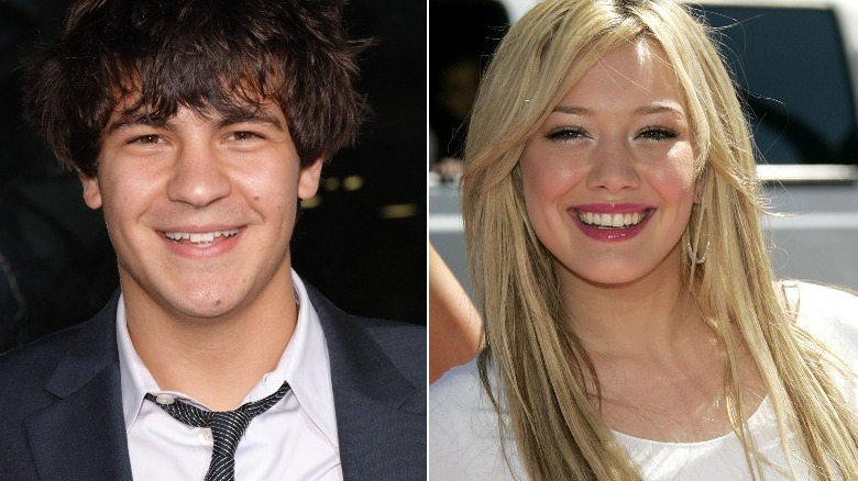 Jordan Masterson and Hilary Duff smiling