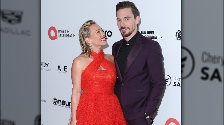 Hilary Duff and Matthew Koma on red carpet