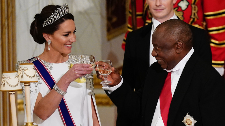 Princess Kate and Cyril Ramaphosa