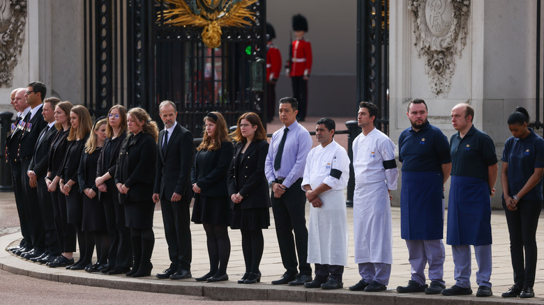 Buckingham palace staff