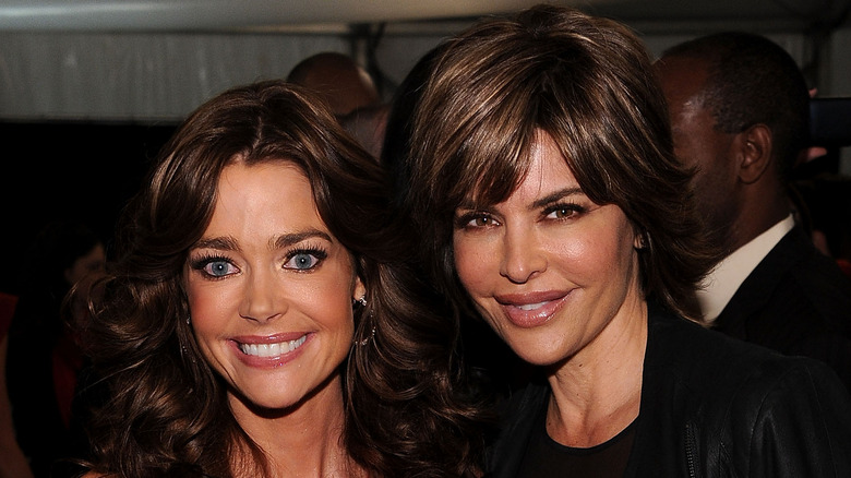 Denise Richards and Lisa Rinna posing together