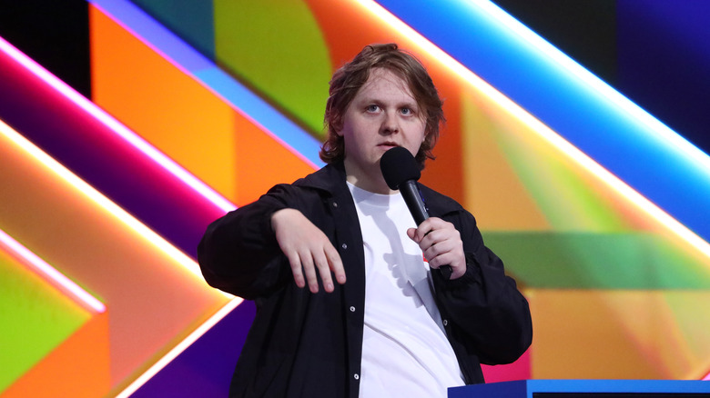 Lewis Capaldi onstage