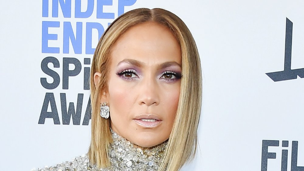 Jennifer Lopez, who has a diamond face shape