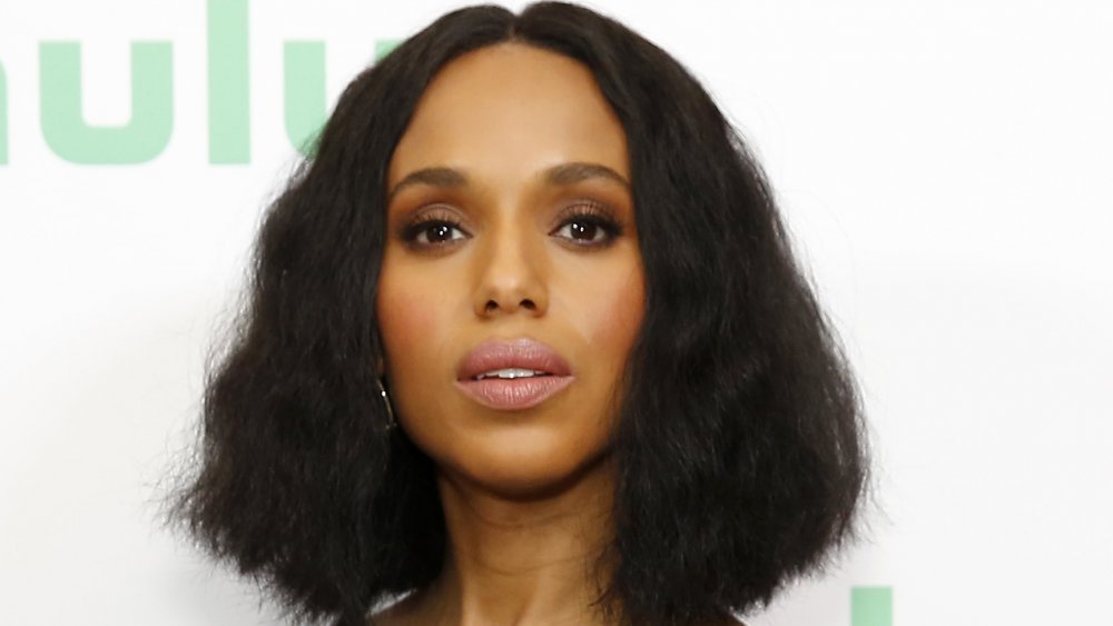 Kerry Washington, who has a heart face shape