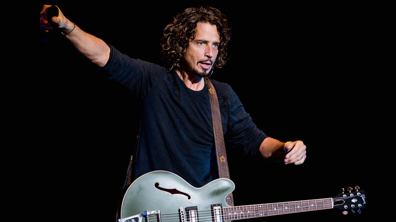Chris Cornell performing live 