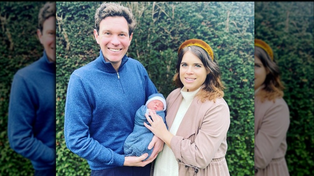 Princess Eugenie, Jack Brooksbank and August