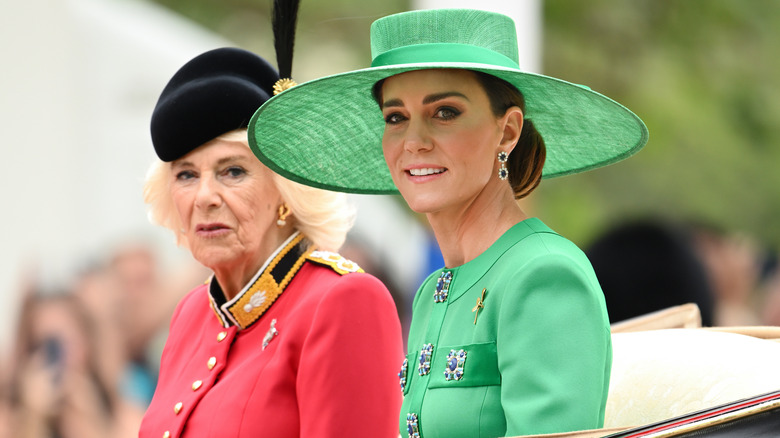 Camilla and Catherine at Trooping the Colour