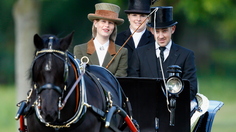 Lady Louise Windsor horse riding