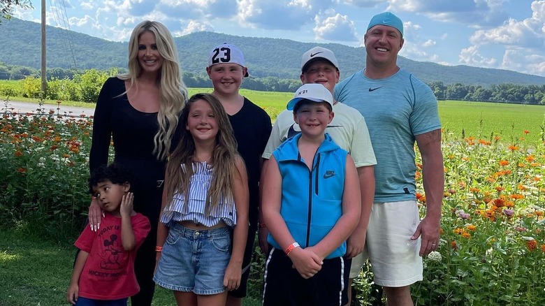 Kim Zolciak, Kroy Biermann and kids