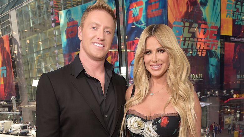 Kroy Biermann and Kim Zolciak at event