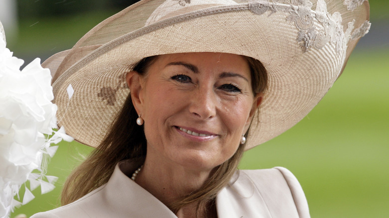 Carole Middleton posing