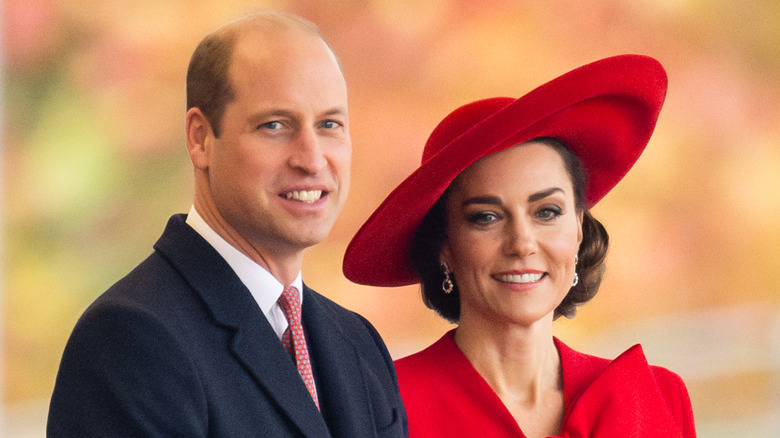 Prince William and Kate Middleton standing together