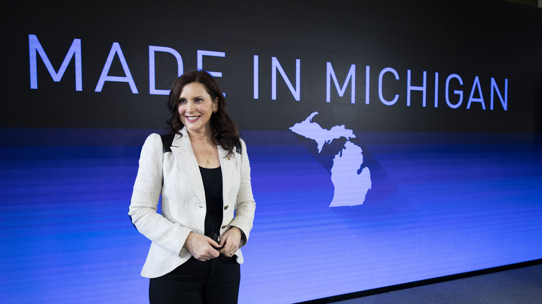 Gretchen Whitmer smiling 