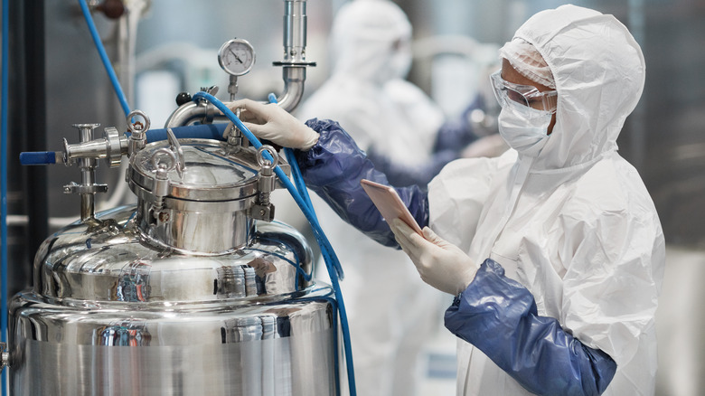 woman working in factory